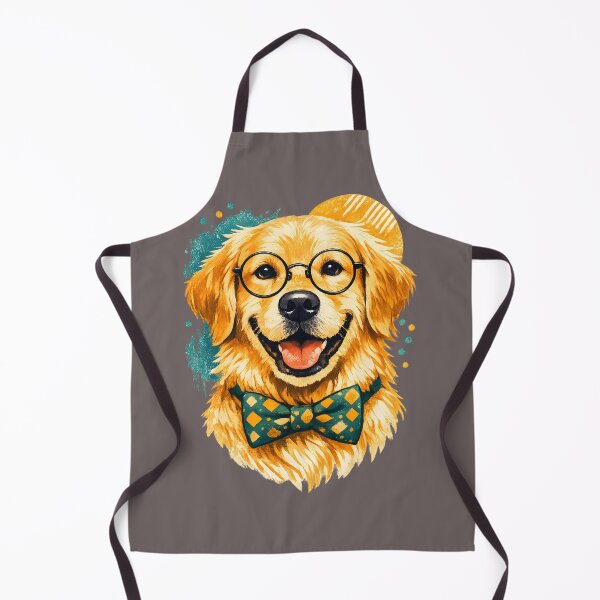 Item preview, Hipster Golden Retriever Portrait - Vintage Vibe designed and sold by KawaiiOrbit.
