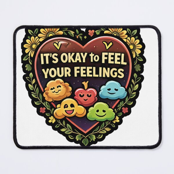 Item preview, It’s Okay to Feel Your Feelings – Emotional Awareness Design designed and sold by Ladys-Gents.