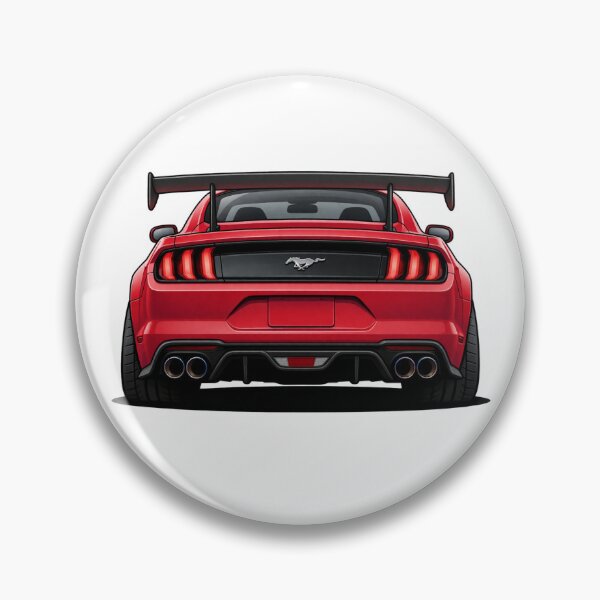 Item preview, Aggressive Muscle Car Rear View – Performance Street Machine Design designed and sold by GT Garage.