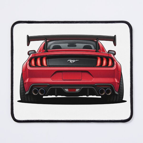 Item preview, Aggressive Muscle Car Rear View – Performance Street Machine Design designed and sold by GT Garage.