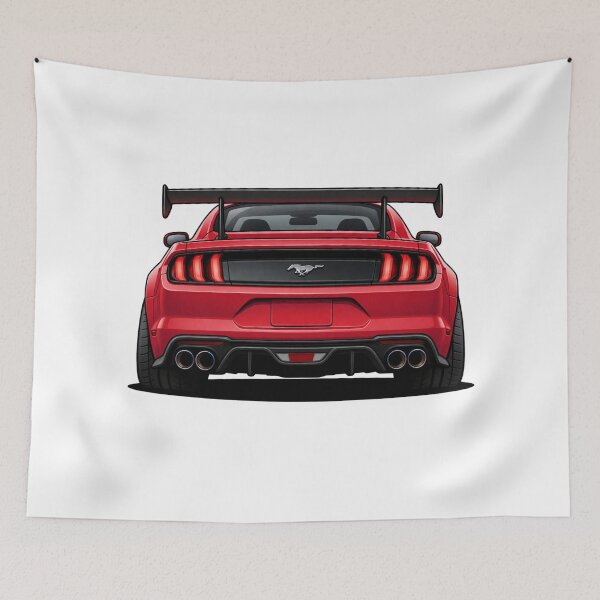 Item preview, Aggressive Muscle Car Rear View – Performance Street Machine Design designed and sold by GT Garage.