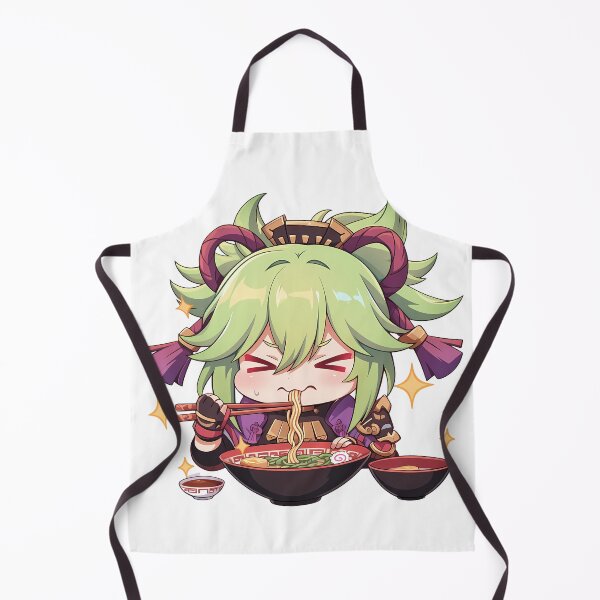 Item preview, Kuki Shinobu Genshin Impact Kawaii Chibi Ramen Noodles Spicy Determination designed and sold by mildaclairmo.