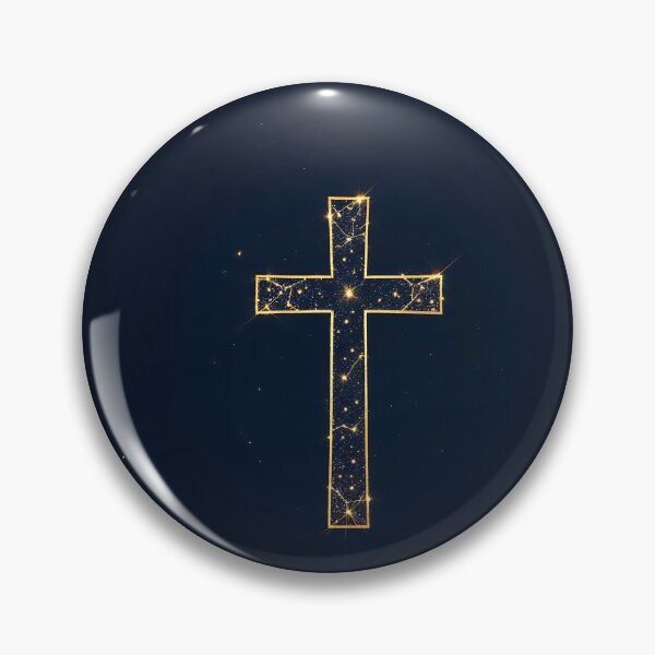 Item preview, Celestial Constellation Christian Cross designed and sold by Devotica.