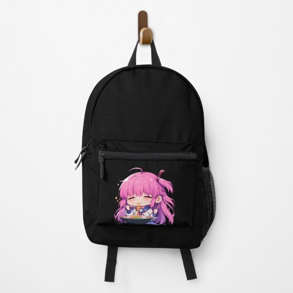 Item preview, Yuri Nakamura Angel Beats Kawaii Ramen Chibi Pink Hair Smile designed and sold by mildaclairmo.