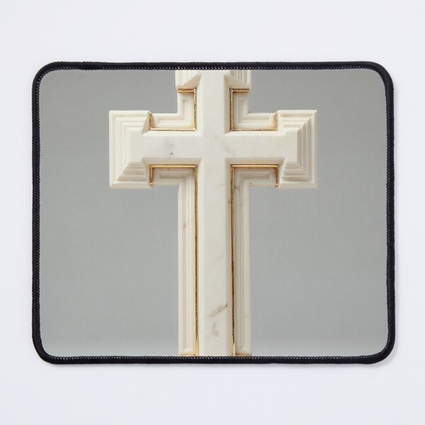 Item preview, Stone Slab Cross with Gold designed and sold by Devotica.