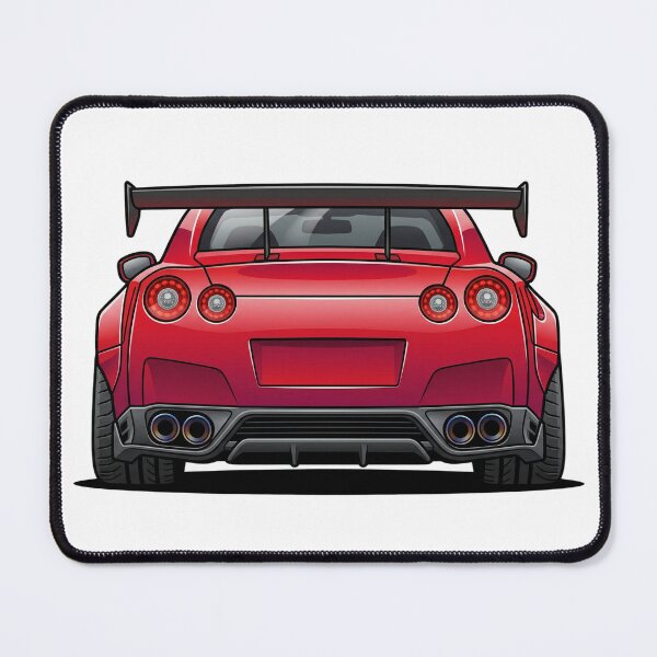 Item preview, Aggressive JDM Sports Car Rear View – Turbo Performance Street Design designed and sold by GT Garage.