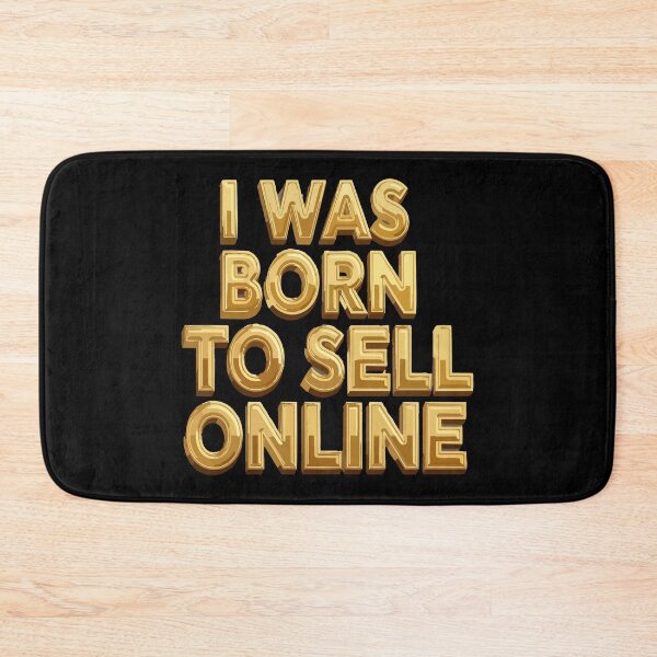 Item preview, sell website I WAS BORN TO SELL ONLINE designed and sold by Uglyandcute.