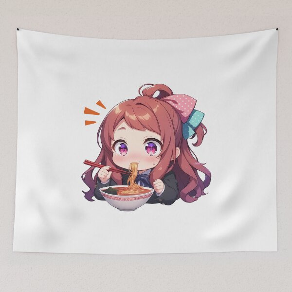 Item preview, Yugiri Zombieland Saga Kawaii Ramen Chibi Ribbon Surprise Look designed and sold by mildaclairmo.