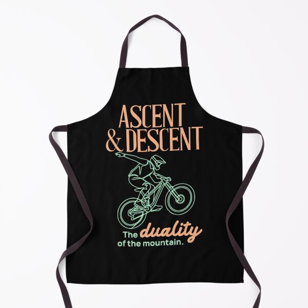 Item preview, Ascent and Descent Mountain Biking Duality MTB Art designed and sold by LinaValearte.