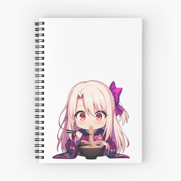 Item preview, Illyasviel Fate Stay Night Kawaii Chibi Ramen Surprise designed and sold by mildaclairmo.