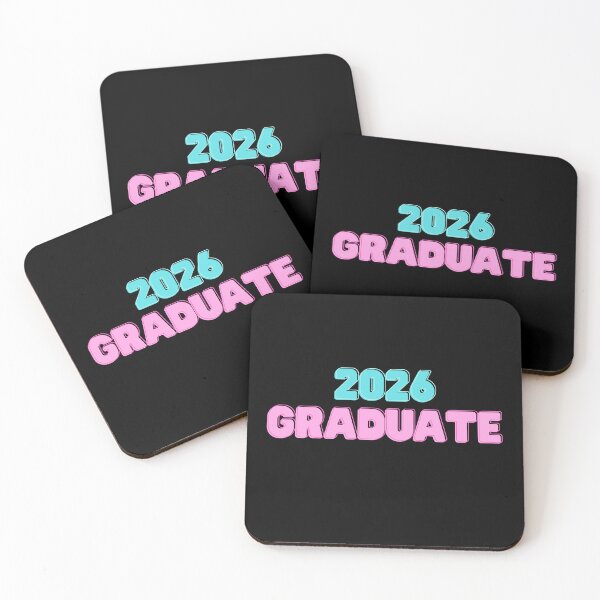 Item preview, Retro pastel Class of 2026 (print on black) designed and sold by Cottageshop.