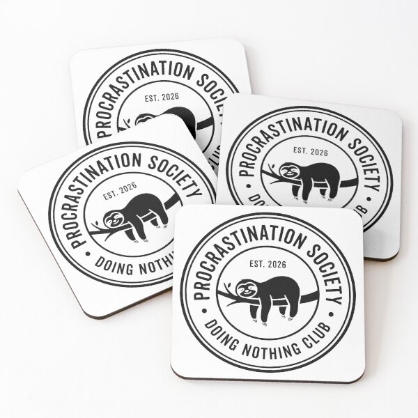 Item preview, Procrastination Society — Doing Nothing Club(Black) designed and sold by Ylavrel.