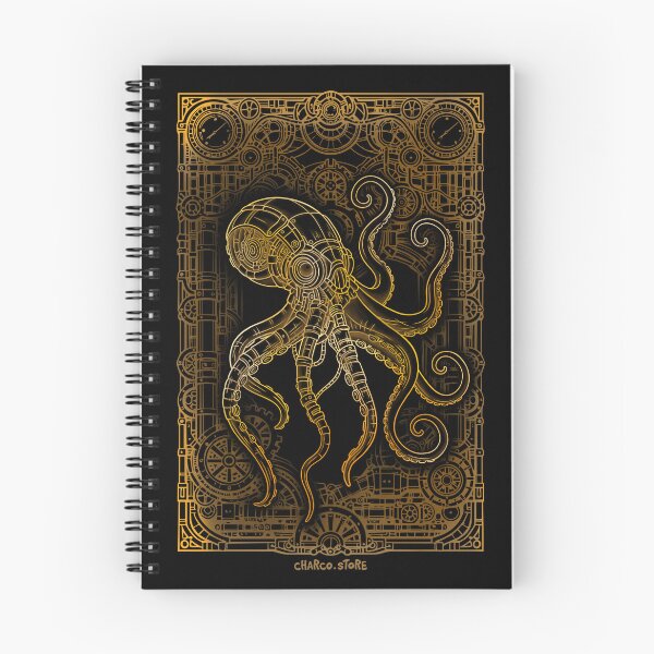 Item preview, Steampunk Octopus – Mechanical Deep-Sea Guardian designed and sold by Charco.Store – Bold Expressive Graphics & Alt Streetwear Art.