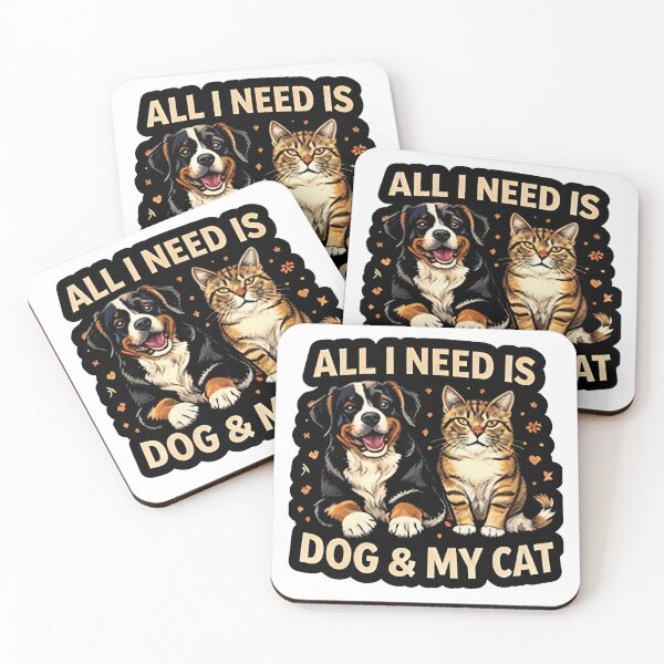 Item preview, All I Need Is Dog and My Cat – Cute Pet Lover Design designed and sold by Ladys-Gents.