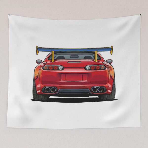 Item preview, Modified JDM Sports Car Rear View – Turbo Street Performance Design designed and sold by GT Garage.