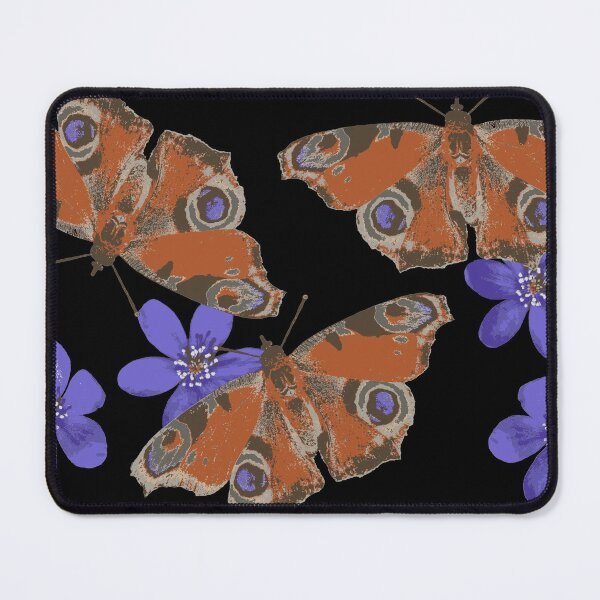 Item preview, Peacock butterfly, butterflies, liverwort, retro design, garden, in love, spring designed and sold by Luzi Illustrella.