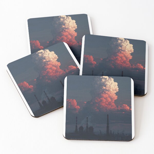 Item preview, Industrial Sunset Smoke designed and sold by hub..