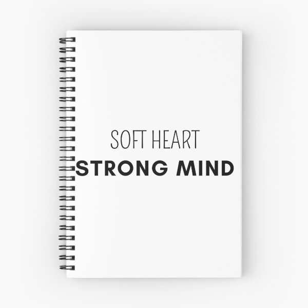 Item preview, Soft Heart Strong Mind Quote | Minimalist Aesthetic Motivation Design designed and sold by Hannah-Yei.