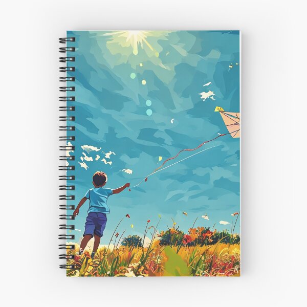 Item preview, Boy Flying Kite designed and sold by tomorrowsart.