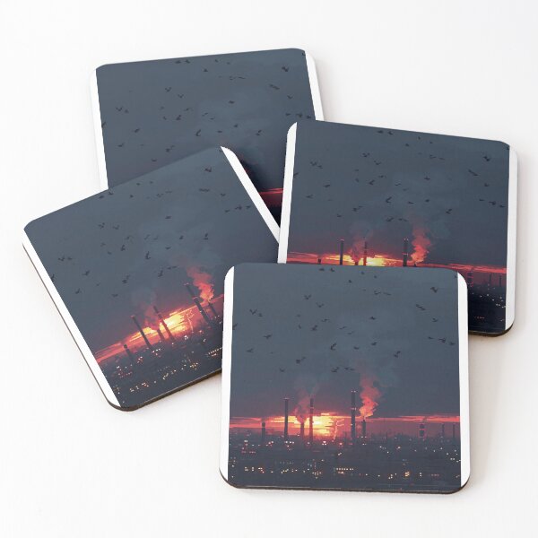 Item preview, Factory Birds at Dusk designed and sold by hub..