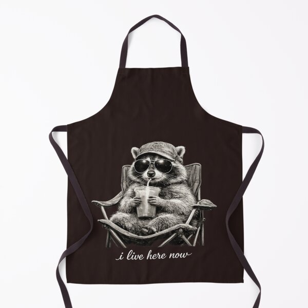 Item preview, i Live here Now, Racoon Only Baseball Mama Style designed and sold by faridman.