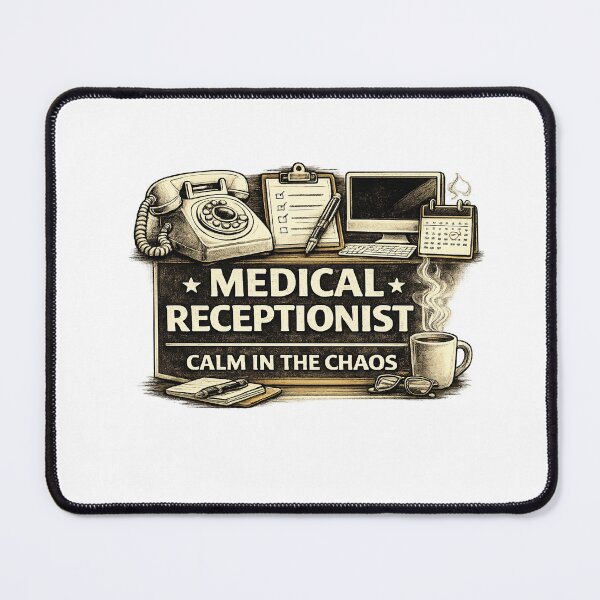 Item preview, Medical Receptionist Calm In Chaos designed and sold by Howard Crafts and Wares.
