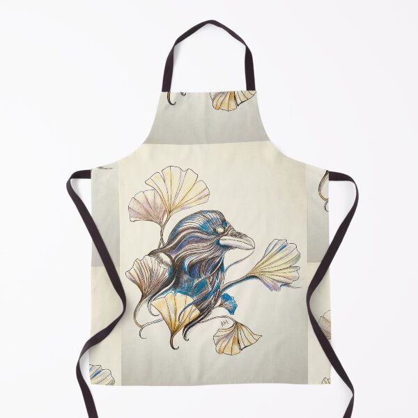 Item preview, Crow with Gingko Leaves designed and sold by BlindEye1.