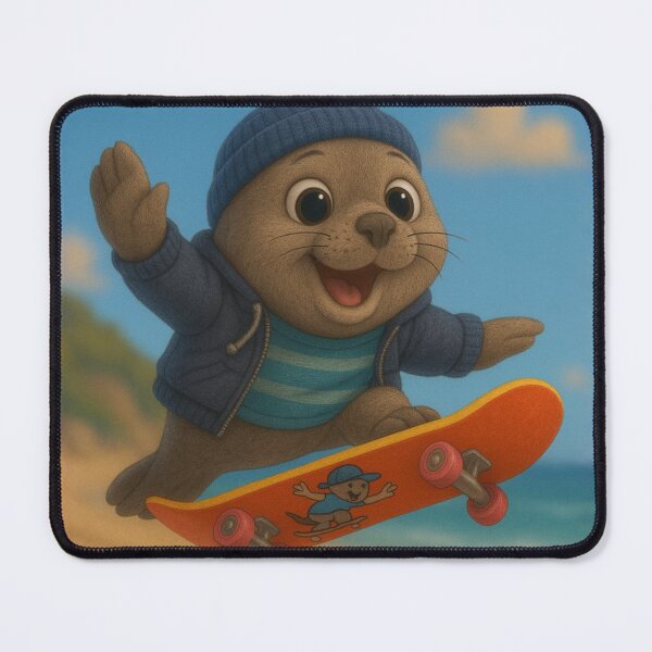 Item preview, Skater Seal 2 designed and sold by Sillytoe.