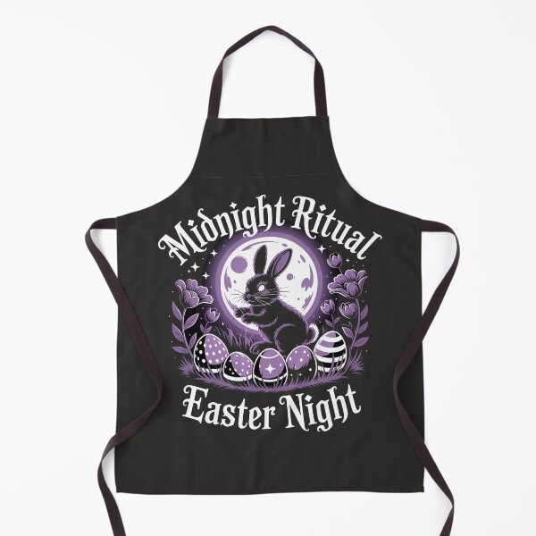 Item preview, Midnight Ritual Easter – Cute but Creepy Bunny, Dark Humor Gothic Easter Design designed and sold by MystiMagica.