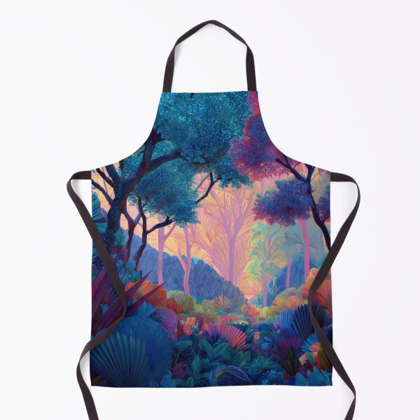 Item preview, Colorful Dreamlike Forest Landscape designed and sold by LuminousFoundry.