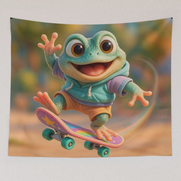 Item preview, Skater Sehuencas Water Frog designed and sold by Sillytoe.