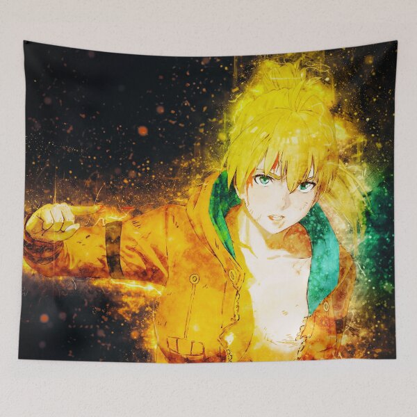 Item preview, Nikaido Dorohedoro Golden Glow Action Anime Girl designed and sold by mildaclairmo.