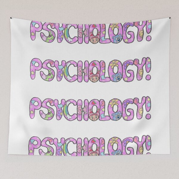 Item preview, Psychology! word illustration, Pink designed and sold by Annewithacapitala.