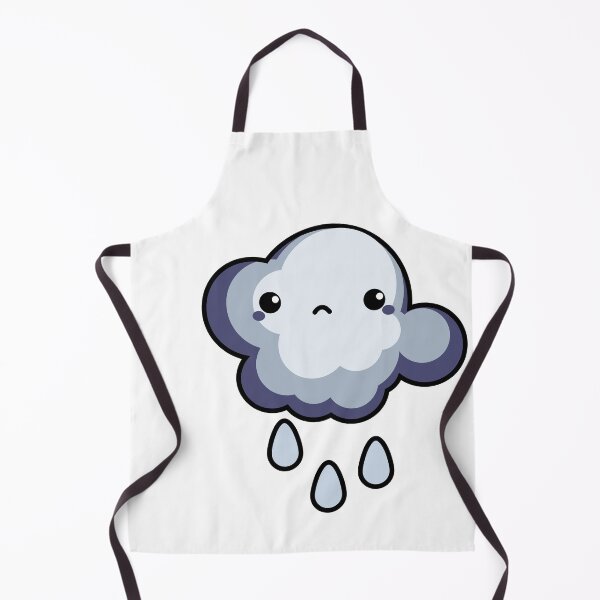 Item preview, Sad Rain Cloud Sticker | Cute Kawaii Crying Cloud designed and sold by randomblink.
