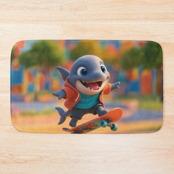Item preview, Skater Sei Whale designed and sold by Sillytoe.