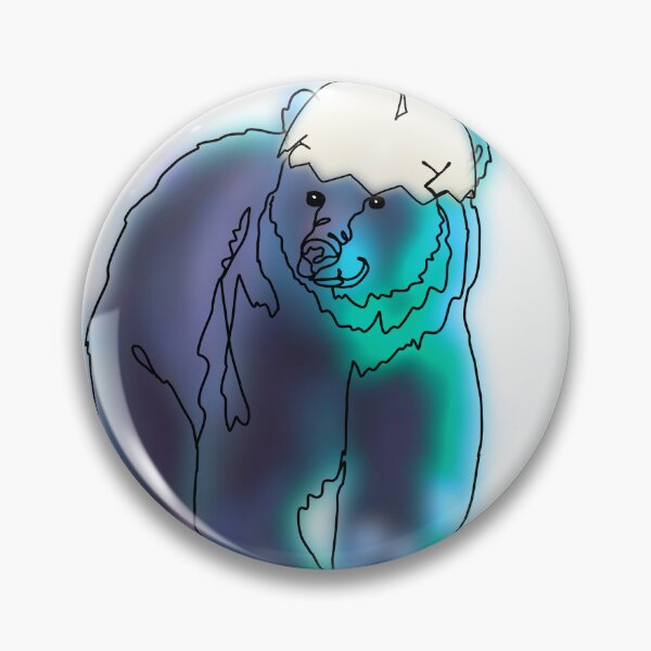 Item preview, Grizz The Bear with egg hat - animalzinhats  designed and sold by Ashley’sAnimalz.