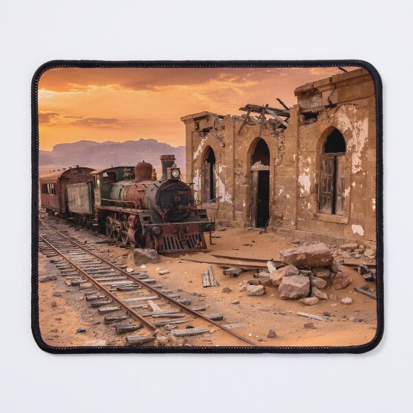 Item preview, Hijaz Railway, Madain Saleh, Saudi Arabia designed and sold by GoldenVerseArt.