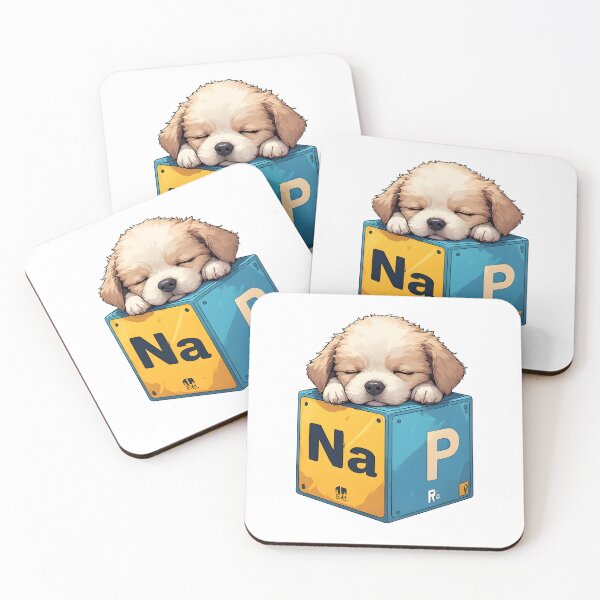 Item preview, Nap Chemistry Pun Golden Retriever – Periodic Table Science Humor designed and sold by owi-art.