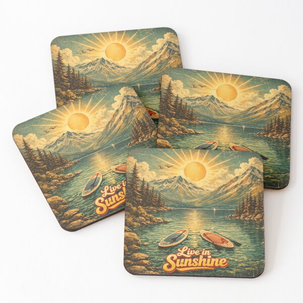 Item preview, Vintage Lake Tahoe Paddle Board Sunset designed and sold by Hues of Bliss.