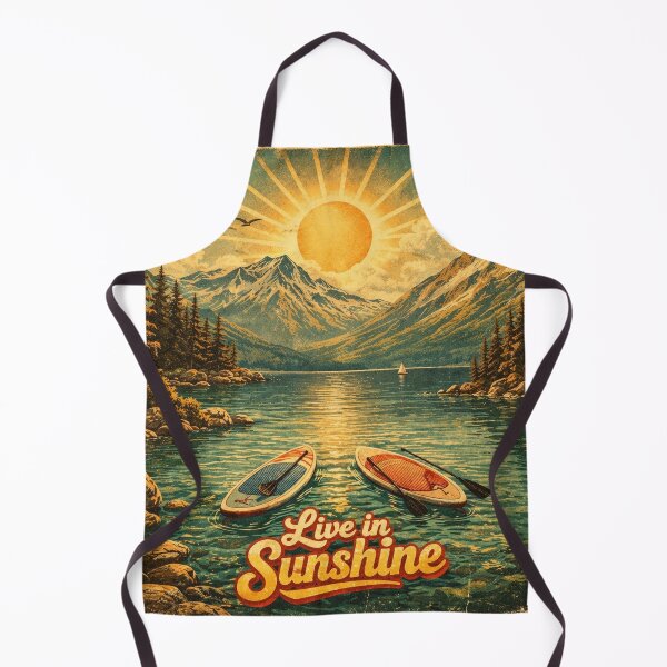 Item preview, Vintage Lake Tahoe Paddle Board Sunset designed and sold by Hues of Bliss.