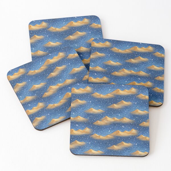 Item preview, Desert Night Seamless Pattern with Moon and Stars designed and sold by Verdaire.