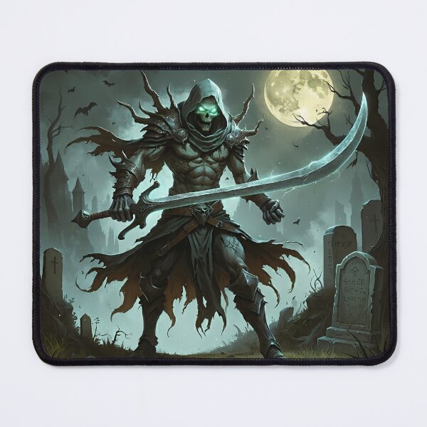 Item preview, Wraith Knight - Skeletal Graveyard Warrior Art designed and sold by Lucid Dream Pixel.