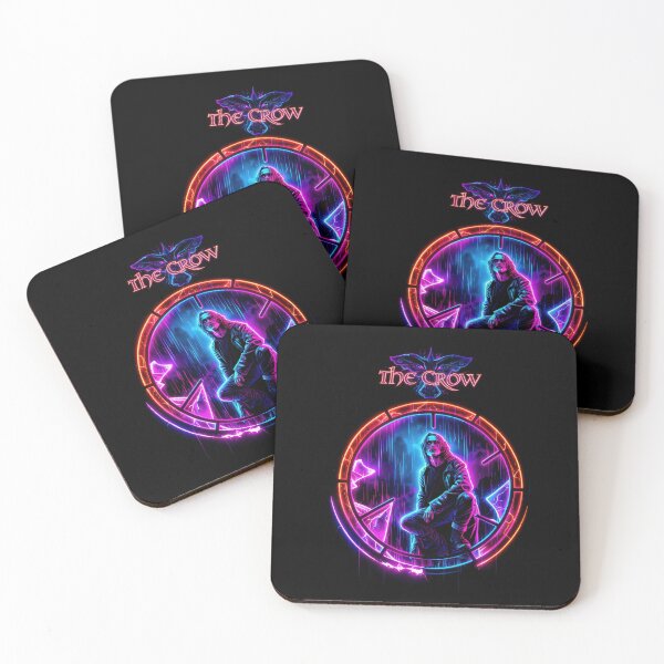 Item preview, The Crow Neon Rain - Retro Synthwave Eric Draven Art designed and sold by keythxctrs.
