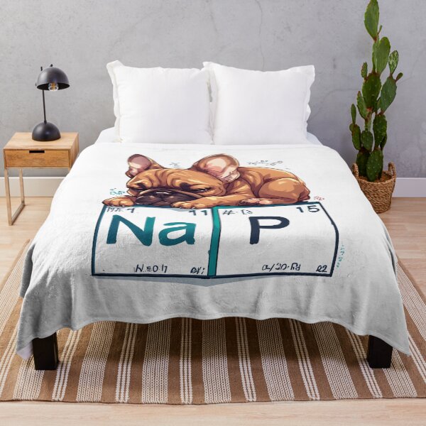 Item preview, Nap Chemistry Pun Pug – Periodic Table Science Humor designed and sold by owi-art.