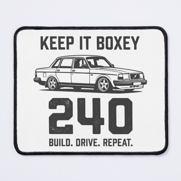 Item preview, Classic 240 Series Sedan Keep It Boxy Black designed and sold by Off-Road-Zone.