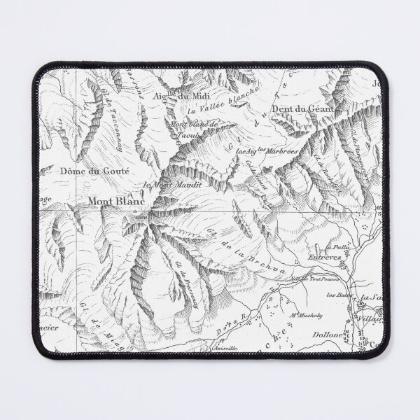 Item preview, Old topographic map of the Alps designed and sold by Karol Majewski.