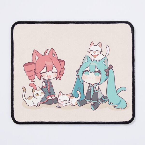 Item preview, Miku and Teto chibi Neko Kawaii  designed and sold by loveiscosmic.