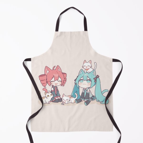 Item preview, Miku and Teto chibi Neko Kawaii designed and sold by loveiscosmic.