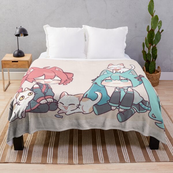 Item preview, Miku and Teto chibi Neko Kawaii  designed and sold by loveiscosmic.