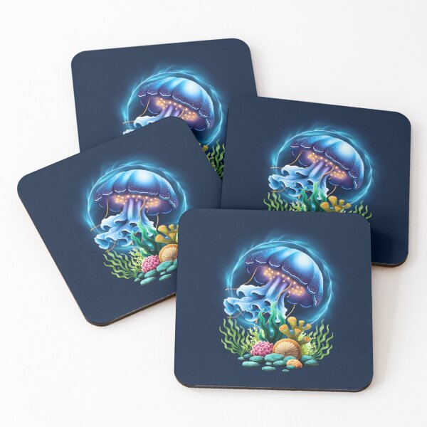 Item preview,  Jellyfish (Electric Glow) designed and sold by Tripp Art Studio.